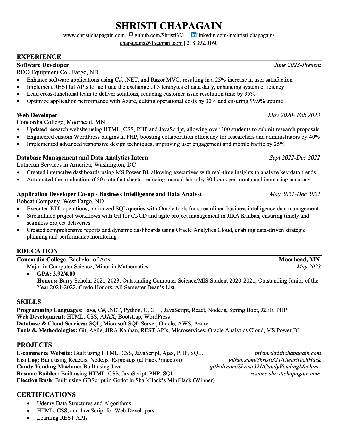 Resume